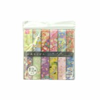 carta chiyogami giapponese per origami 36 fogli 3x12 design 15x15cm