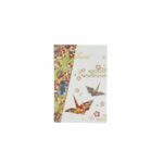 block notes da 5 fogli decorati con sakura e origami