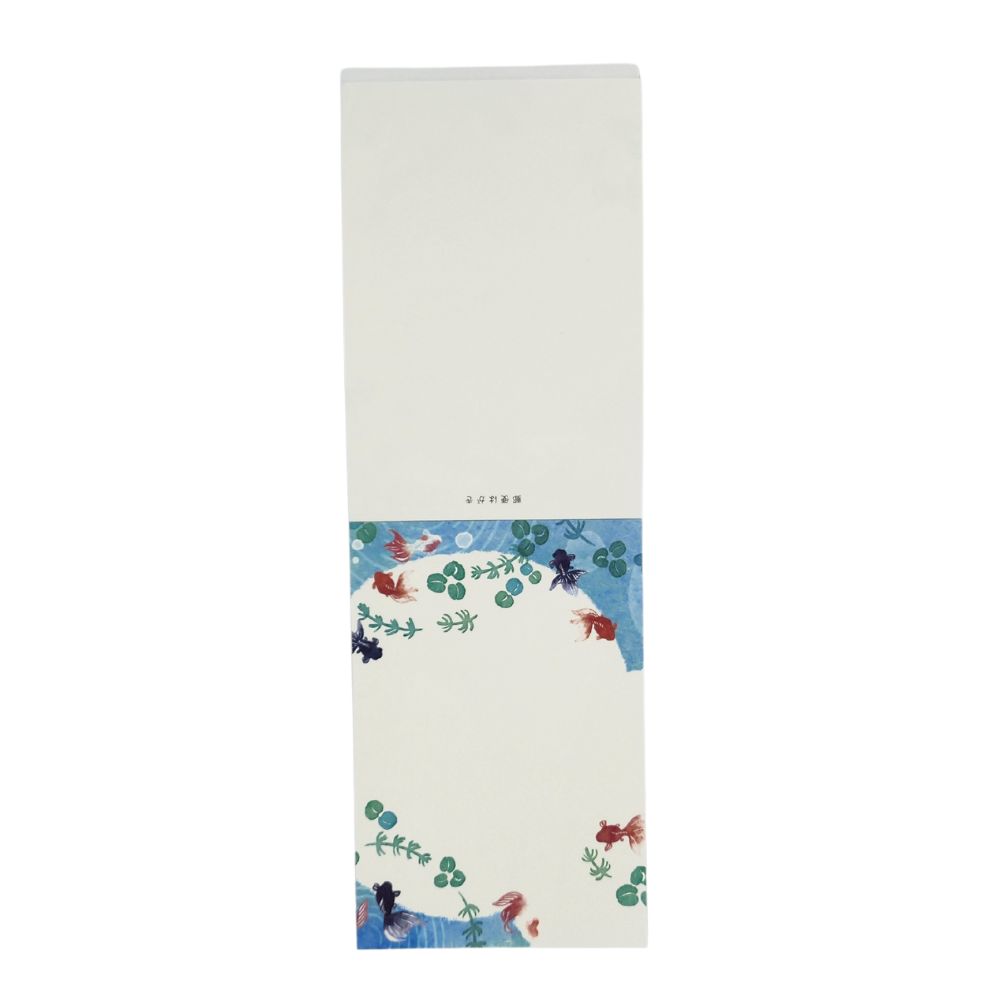 block-notes-tema-pesci-rossi-8-fogli-in-cartoncino-illustrati-interno