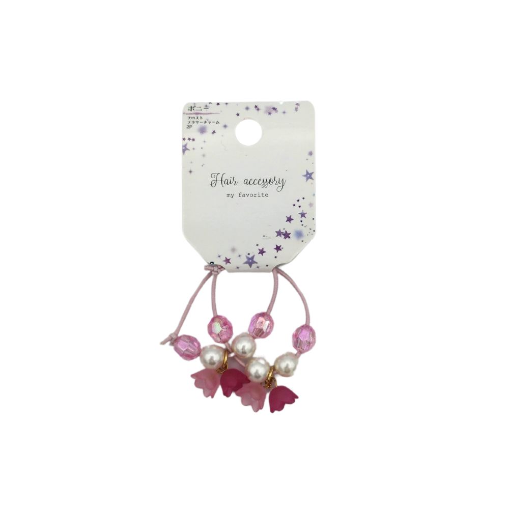 elastici per capelli frost flower charm 2 pezzi bambina