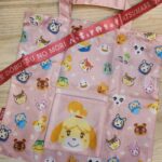 borsa multiuso animal crossing fuffi dettaglio corda