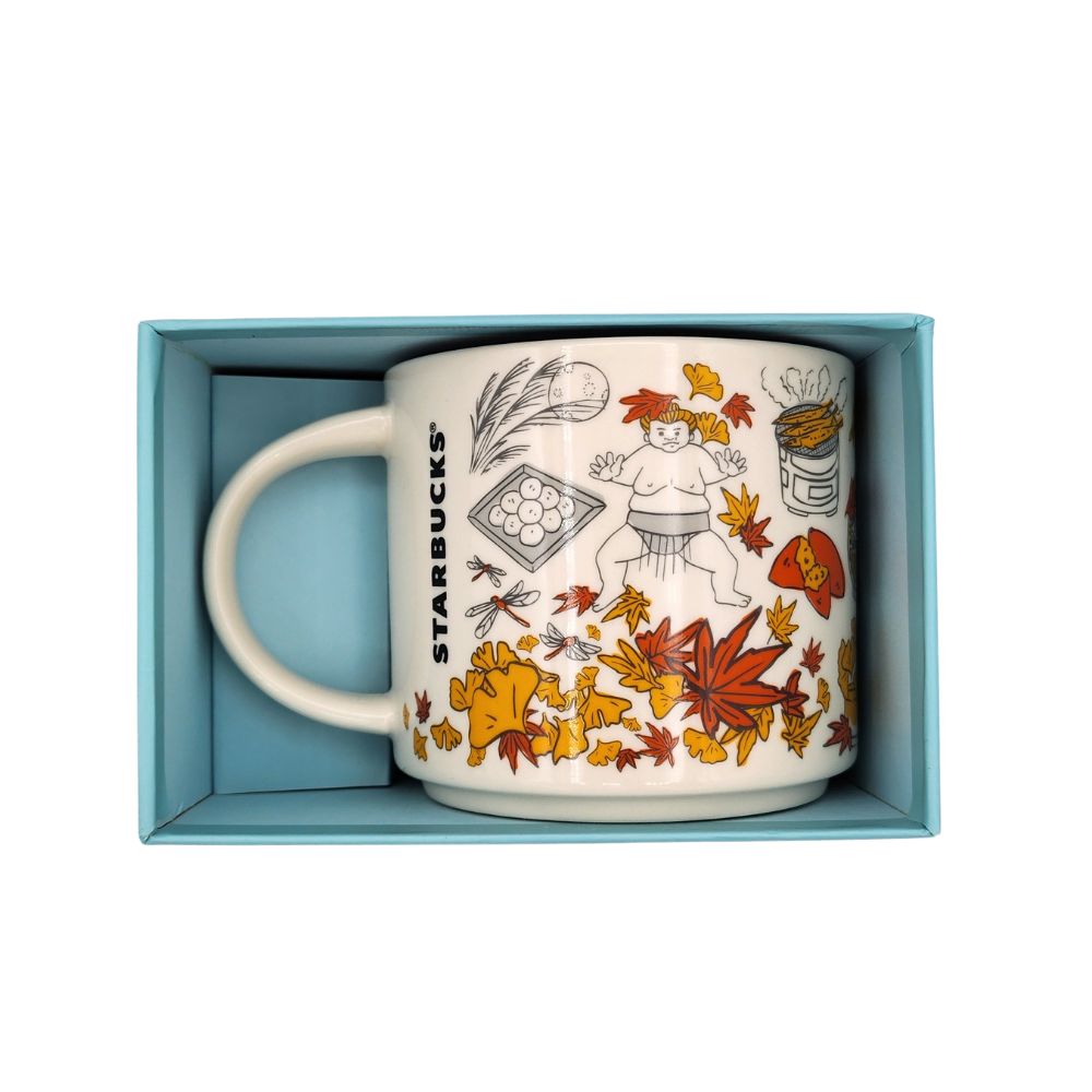Tazza Starbucks Across the globe collection Japan design Autunno