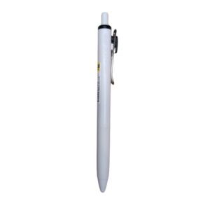 uni-ball one penna gel a inchiostro nero con punta 0,38mm bianca