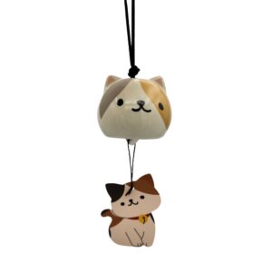 campana giapponese furin a forma di gatto