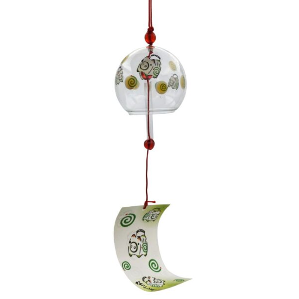 campanella furin in vetro design maialino katorisenko