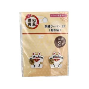 toppe termoadesive maneki neko