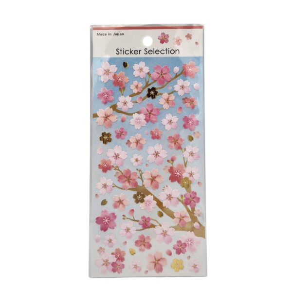 collezione di adesivi fiori di ciliegio sakura