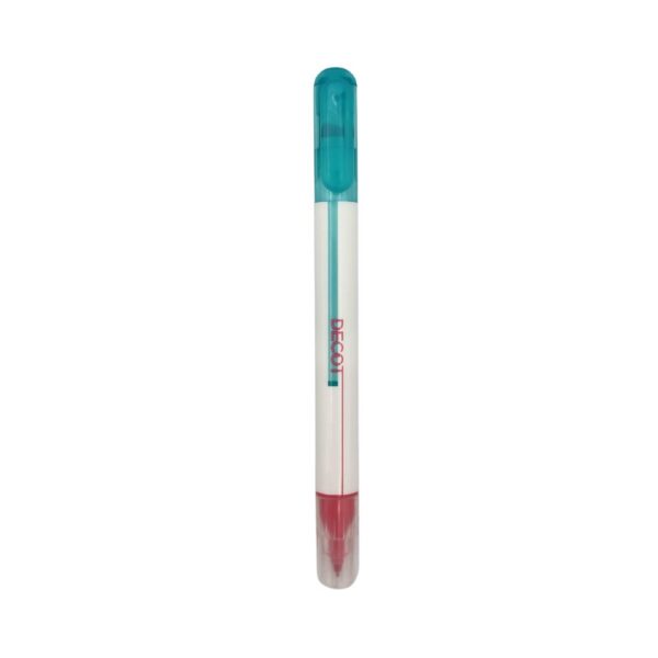 evidenziatore decot punta doppia colori sovrascrivibili menta rosa