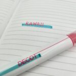 evidenziatore decot punta doppia colori sovrascrivibili test