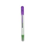 evidenziatore decot punta doppia colori sovrascrivibili violetto verde