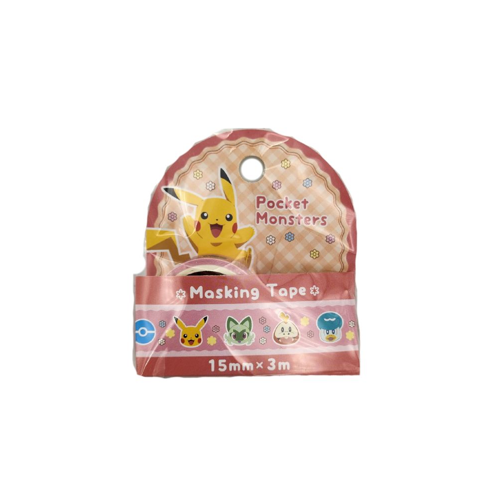 nastro adesivo masking tape pokémon rosa