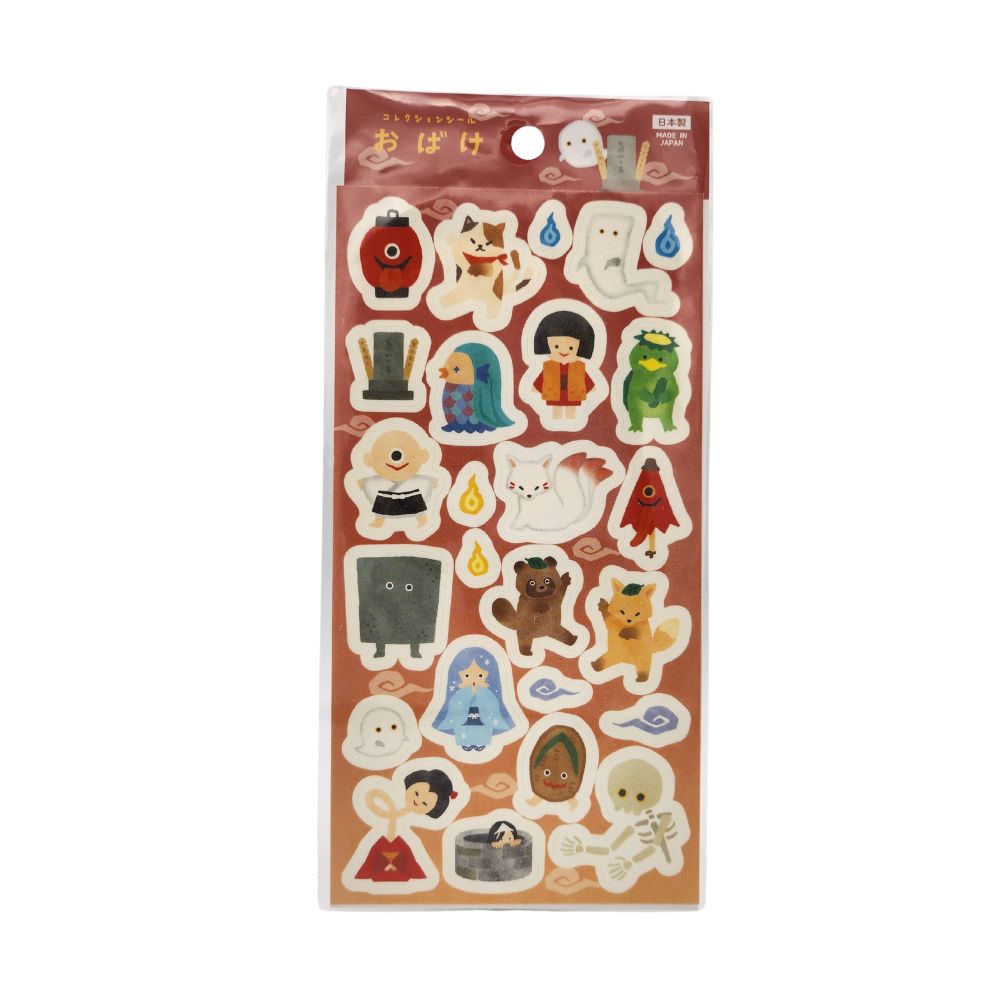 Set di stickers Obake folklore giapponese - Machekawaii