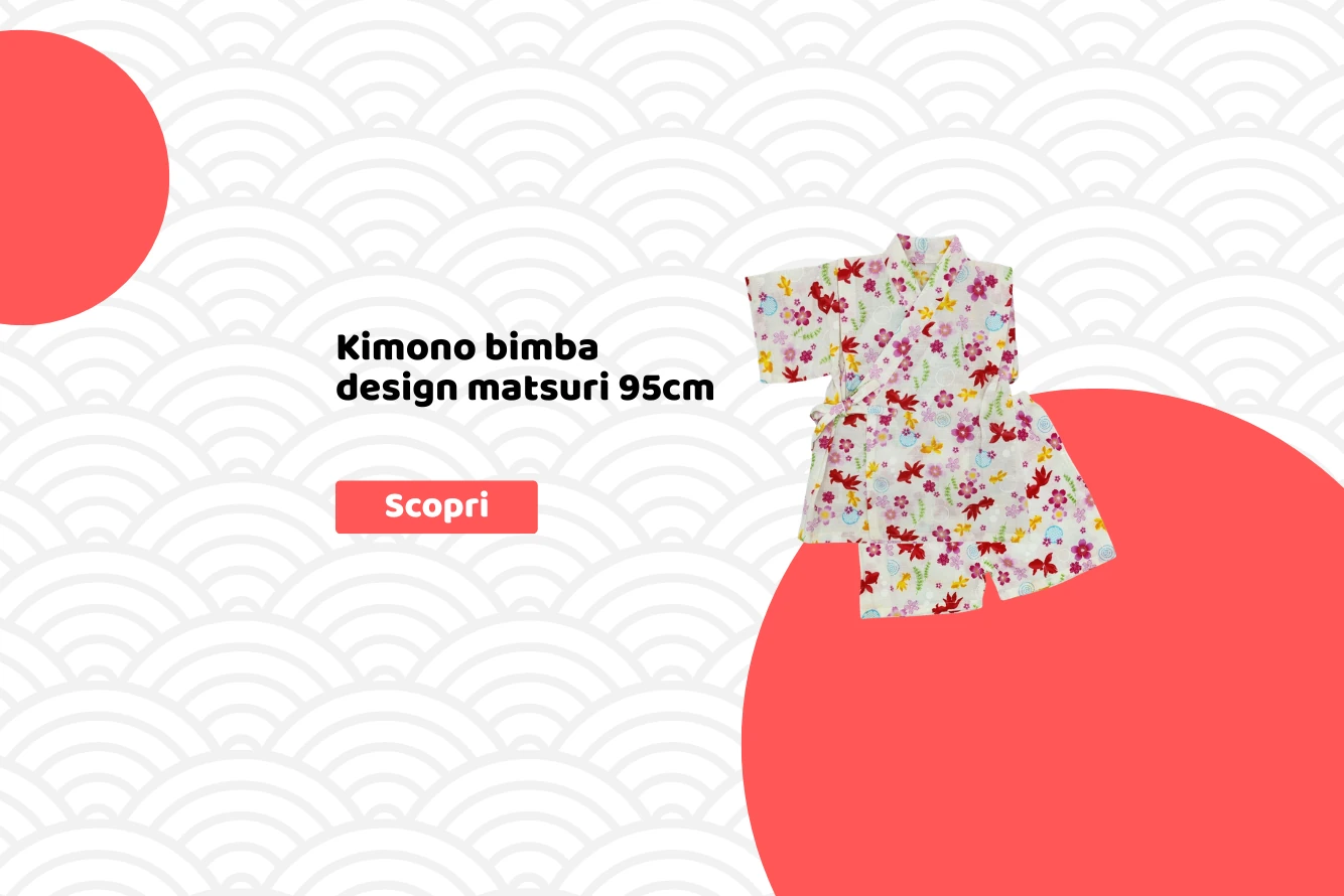 banner kimono estivo matsuri