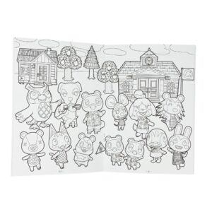 quadernino da colorare animal crossing illustrazioni